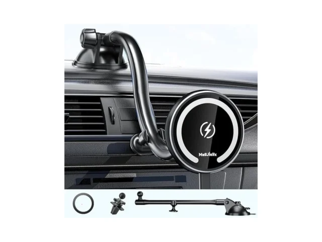 Magjieyx Fits Car Mount Wireless Charger Gooseneck… Coupon