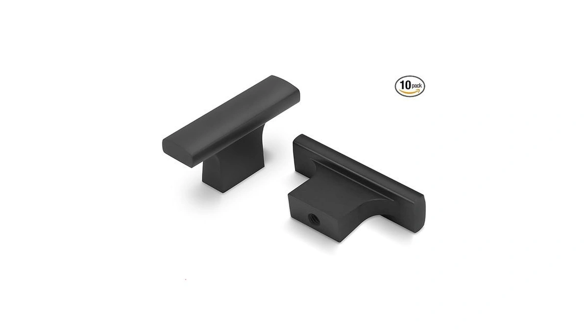 Amazon coupon: Amasideca 10 Pack Matte Black Kitchen Ca