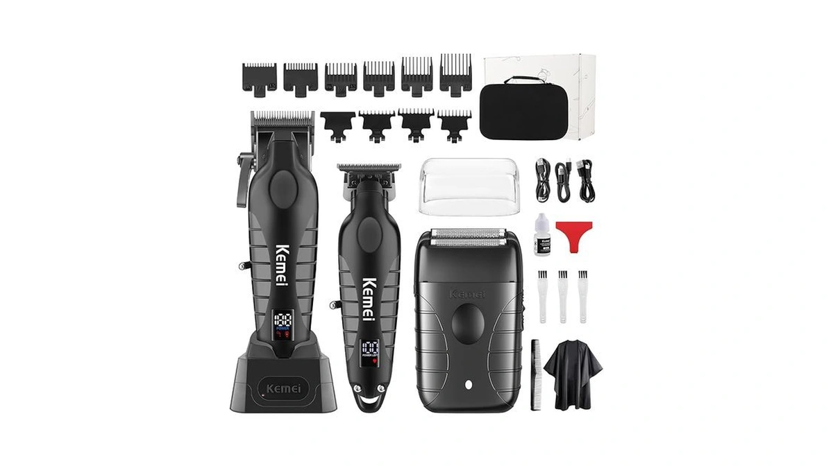 Amazon code: Kemei Professional Hair Clippers For Men