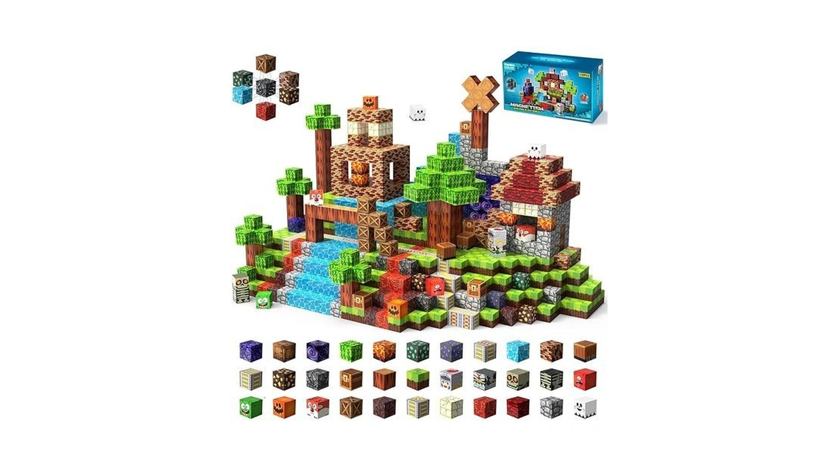 Amazon code: Magnetic Blocks 150pcs Magnetic Building