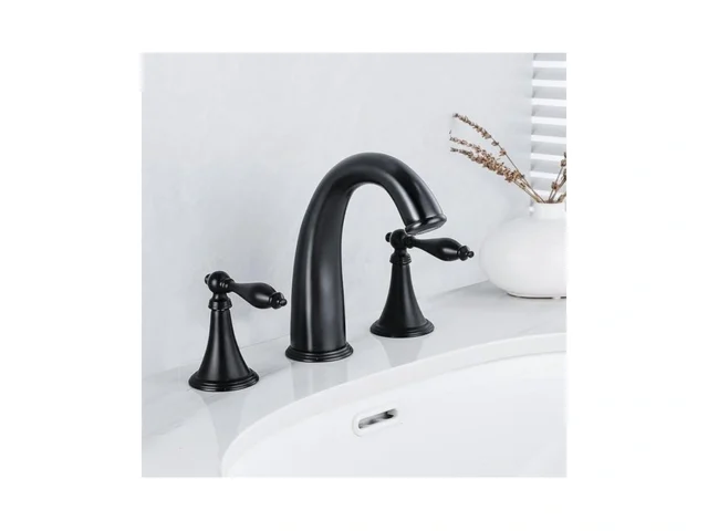 Sanitemodar Matte Black Bathroom Sink Faucet Brass… Code