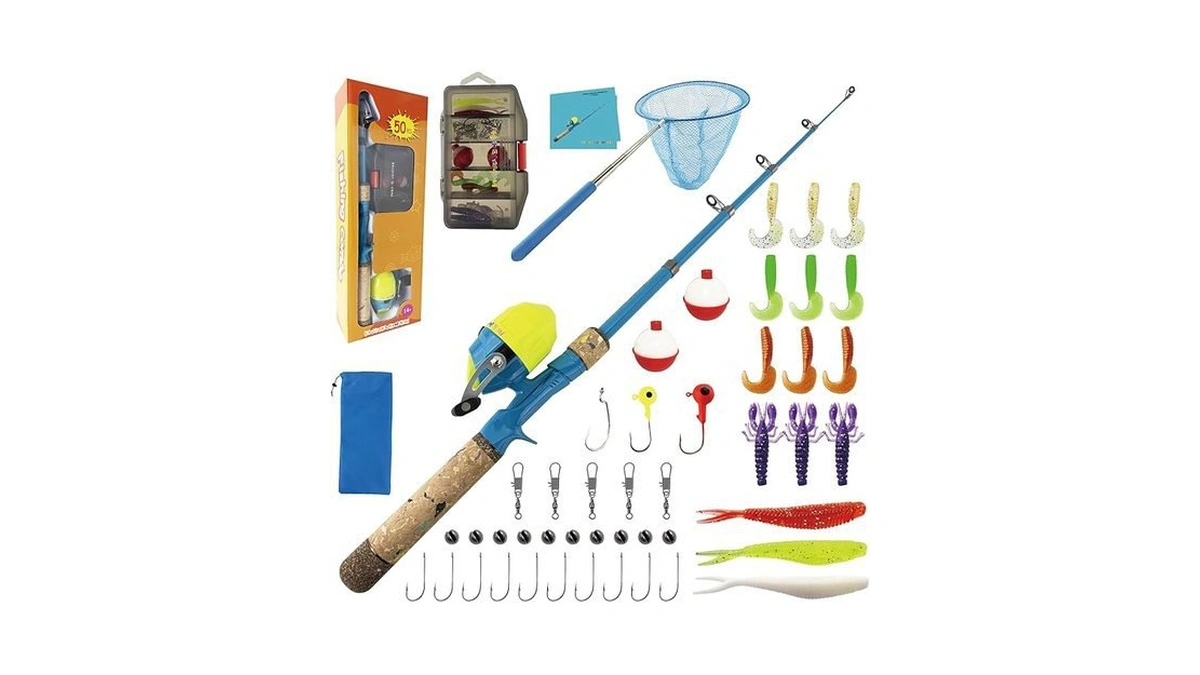 Amazon code: Shudarocast Kids Fishing Pole Set Kids F