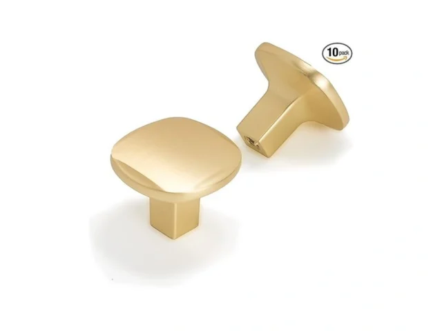 Cotykiley 10 Pack Brushed Brass Kitchen Cabinet… Coupon