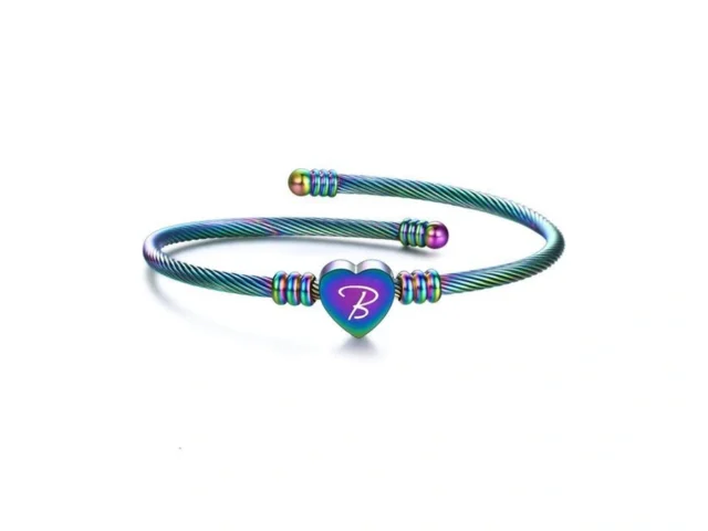 Myneney Gold Rainbow Stainless Steel Bangles Jewery…