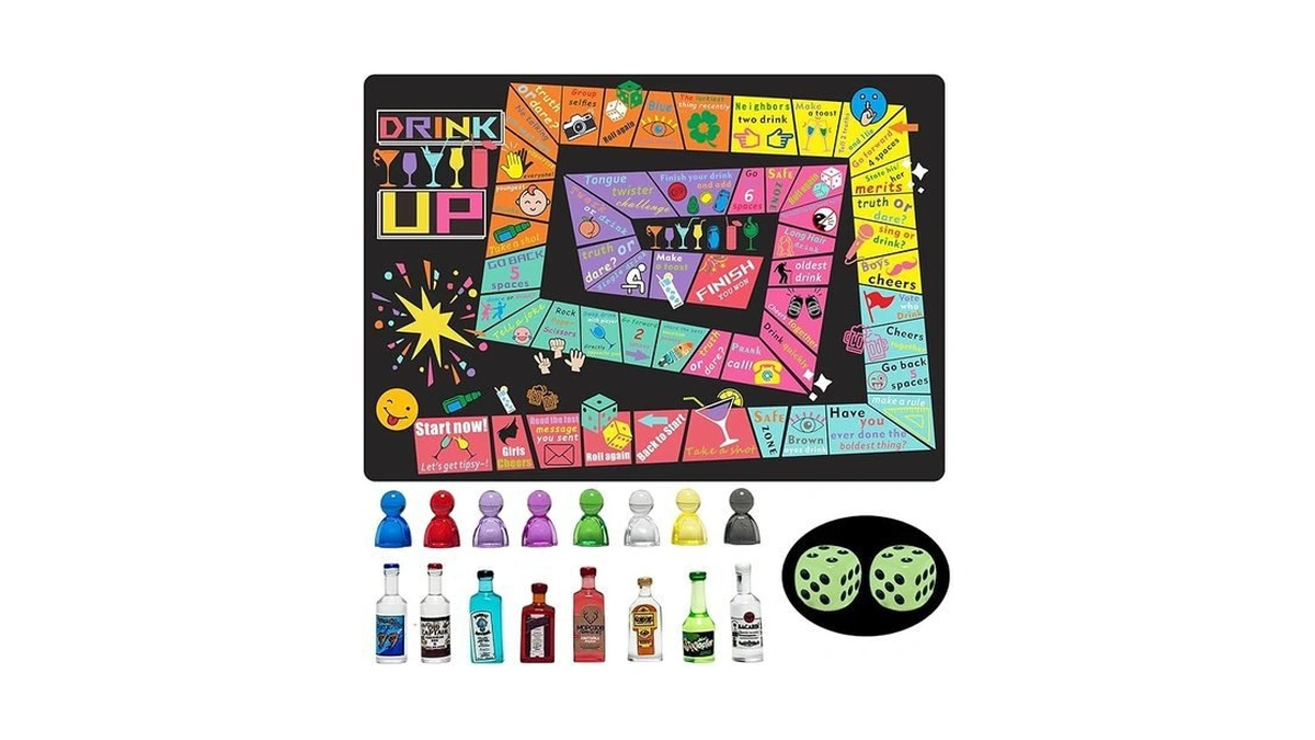 Amazon code: Rosafinal Drinking Game For Adults Large