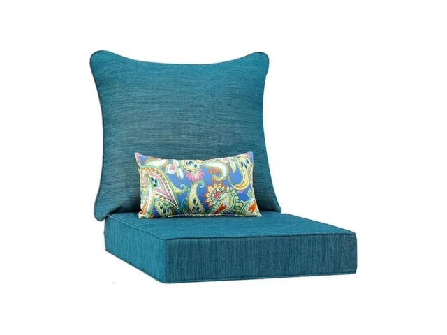 Outdoor Seat Cushion Set 24 X 24 Inch Olefin Fabric…