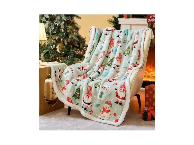 Nord Eco Christmas Throw Blanket Winter Holiday… Code