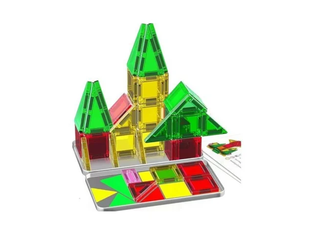 Mini Magnetic Tiles 22pcs Pocket-sized Travel… Code