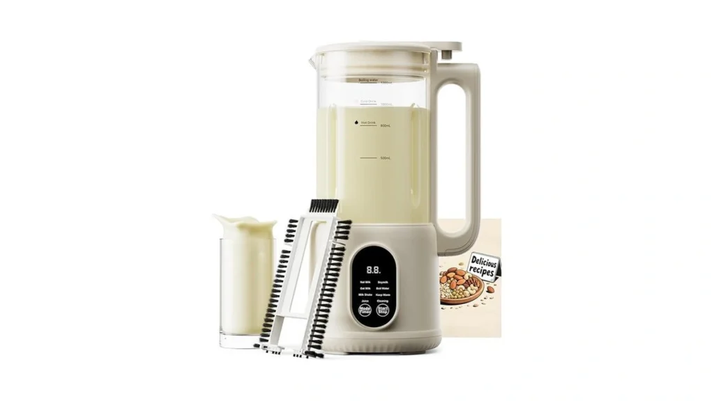 Amazon code: Nut Milk Maker Machine 34oz Multi-functi