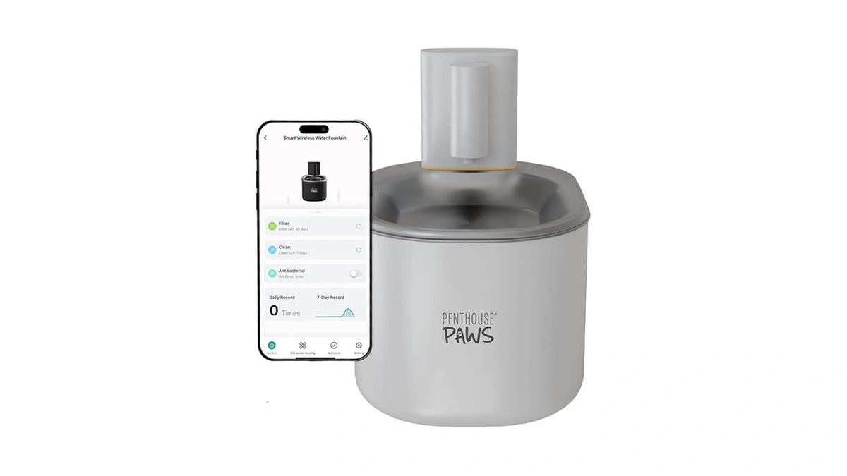 Amazon coupon: Penthouse Paws Smart Wireless Cat Water