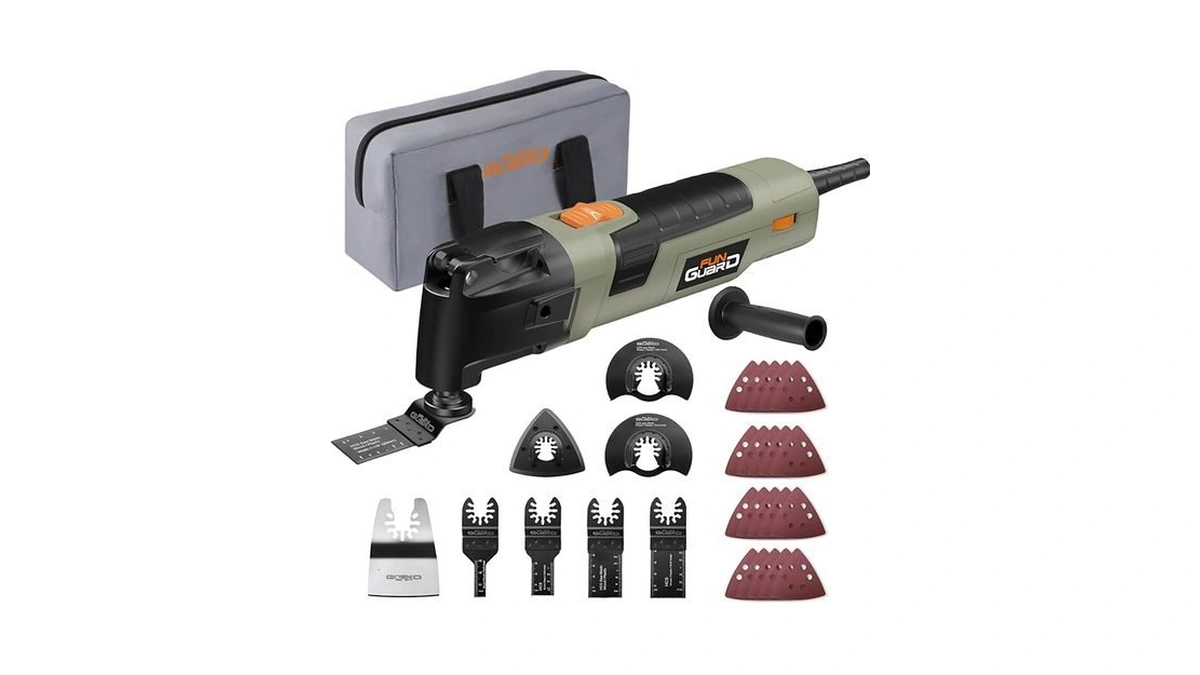 Amazon code: Funguard Oscillating Tool 300w 6 Variabl