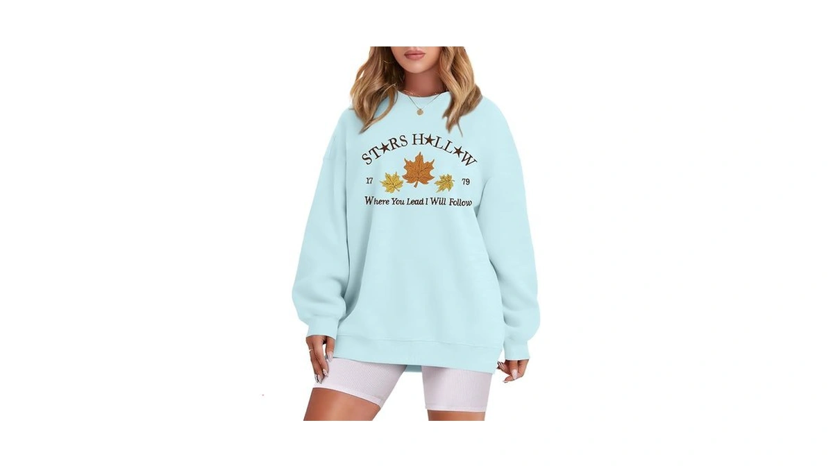Amazon coupon: Myhalf Crewneck Sweatshirt For Women Fal