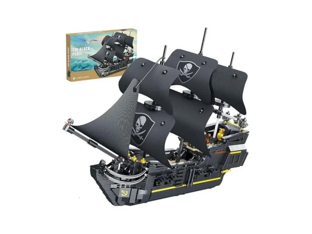 Weuyuiaf Pirate Ship Micro Building Blocks Sets Toy… Code