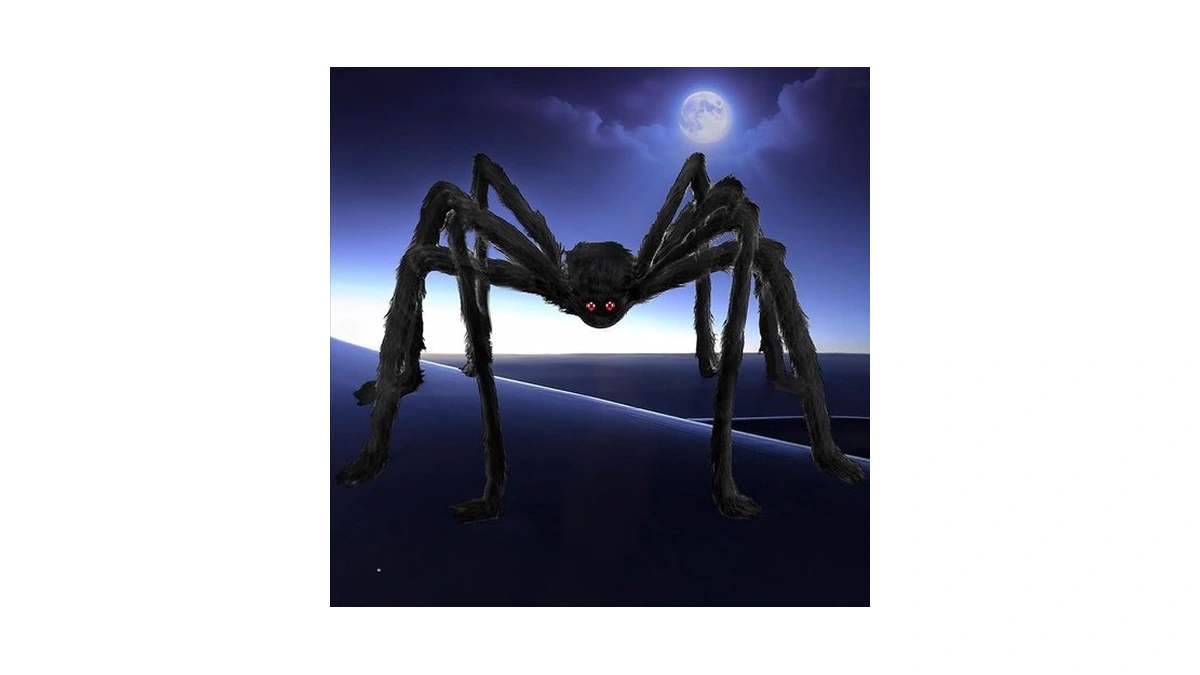 Amazon code: Moajaza Giant Spider Halloween Decoratio