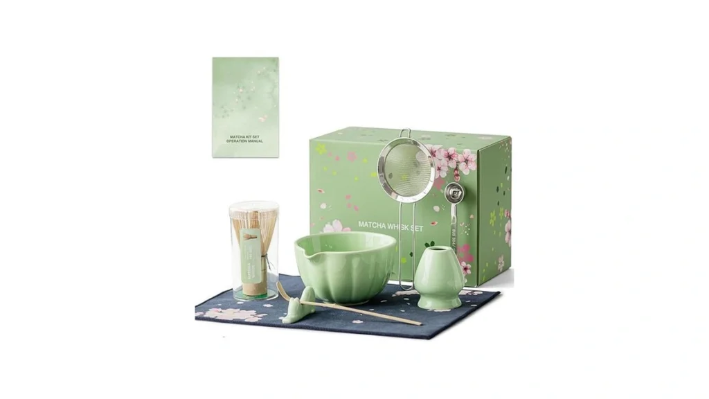 Amazon code: 8 Pcs Matcha Whisk Set Htrcxb Matcha Set