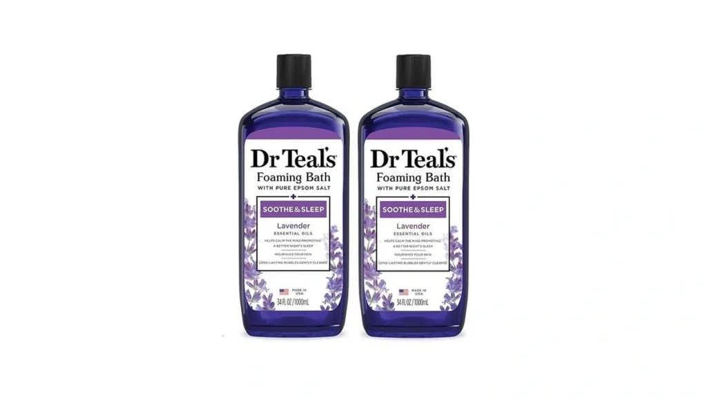 Amazon coupon: Dr Teal S Foaming Bath With Pure Epsom S