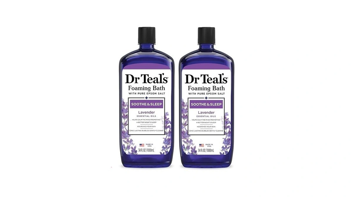 Amazon coupon: Dr Teal S Foaming Bath With Pure Epsom S