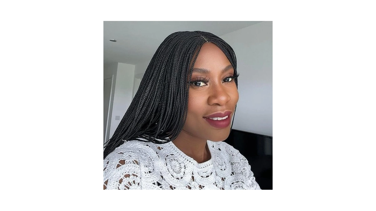 Amazon coupon: Uniquebraidedwigs Micro Box Braids Wig A