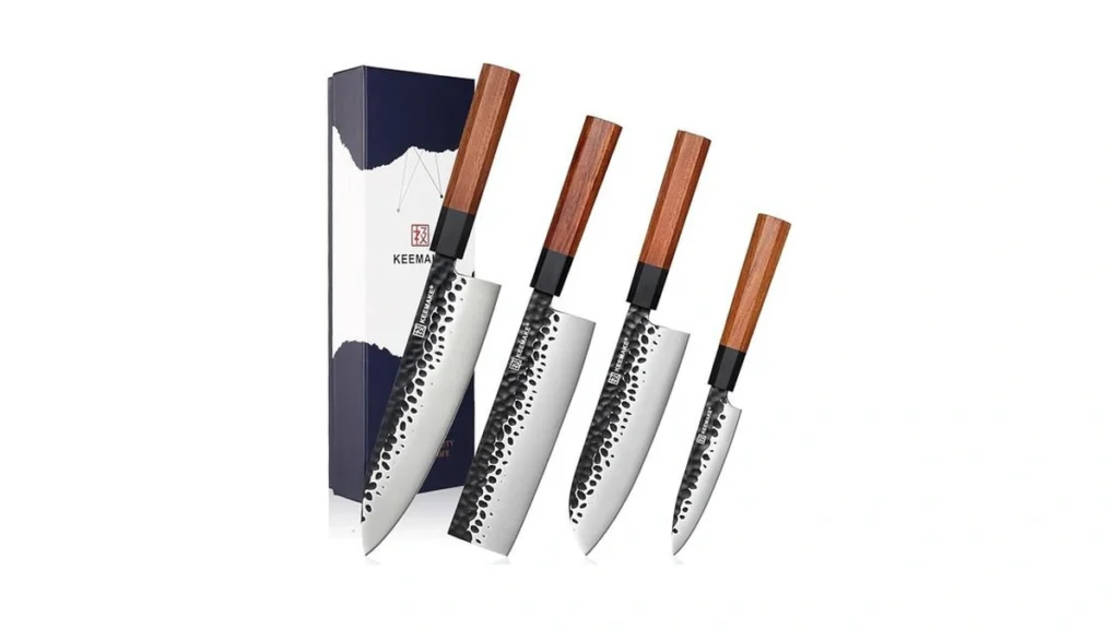 Amazon coupon: Keemake Kitchen Knife Set 4-pcs - Profes