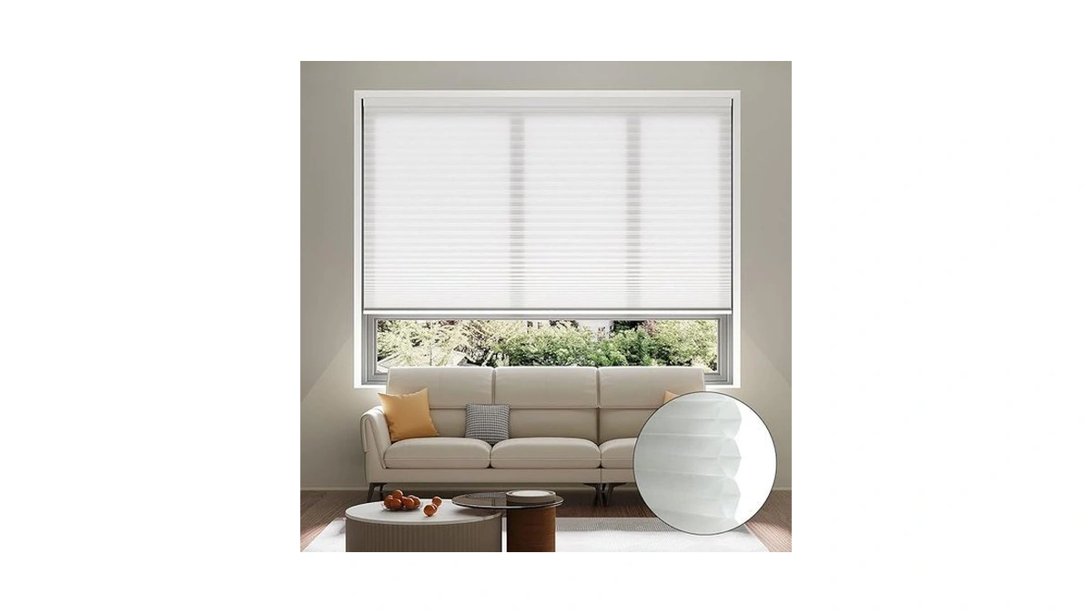 Amazon coupon: Uilvffo Cordless Cellular Shades Light F