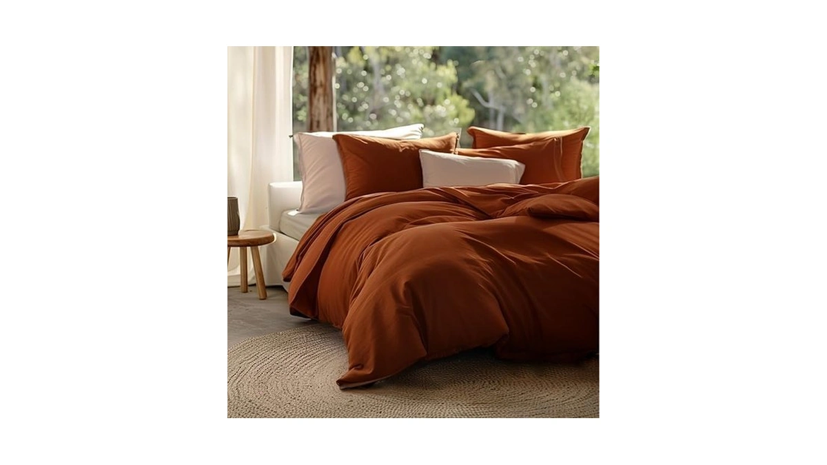 Amazon coupon: Double Stitch Cashmere Cotton Duvet Cove