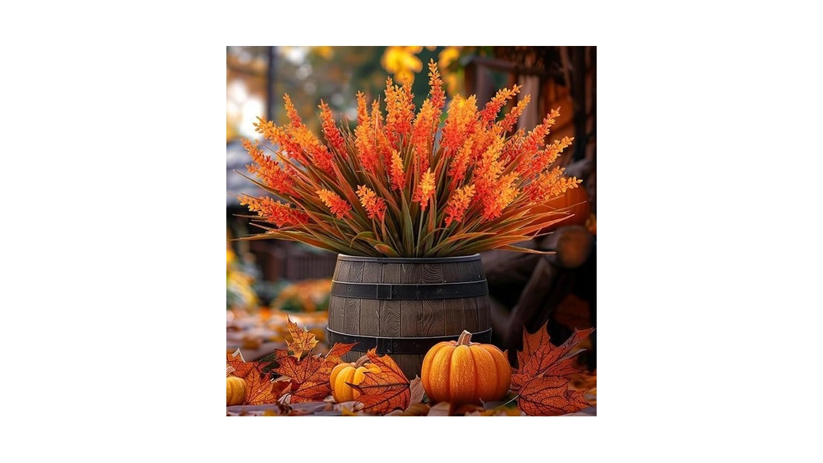 Amazon code: Nigirior Artificial Fall Flowers For Out