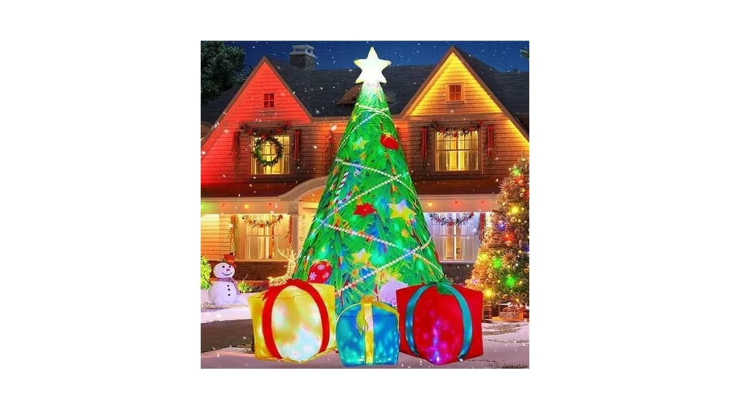 Amazon coupon: Comin 7 Ft Christmas Inflatables Tree Ou