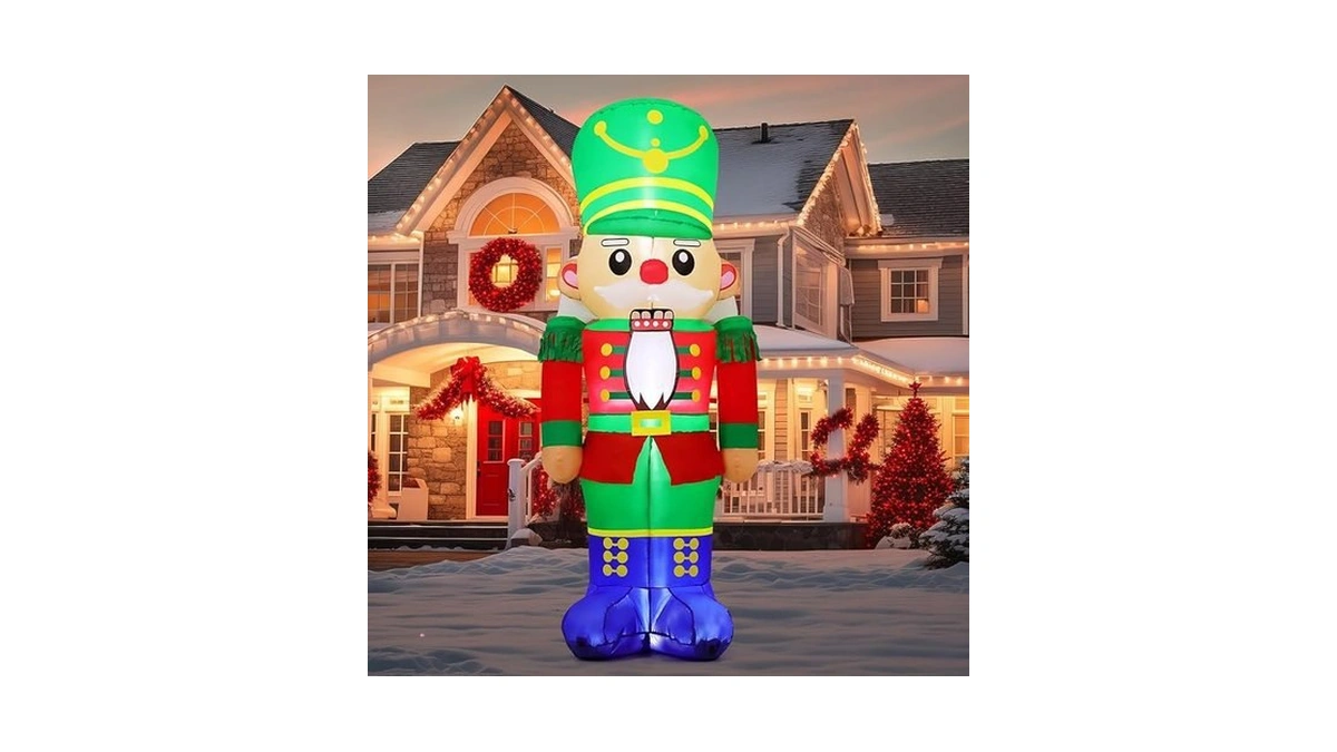 Amazon coupon: Comin 6 5ft Christmas Inflatable Nutcrac