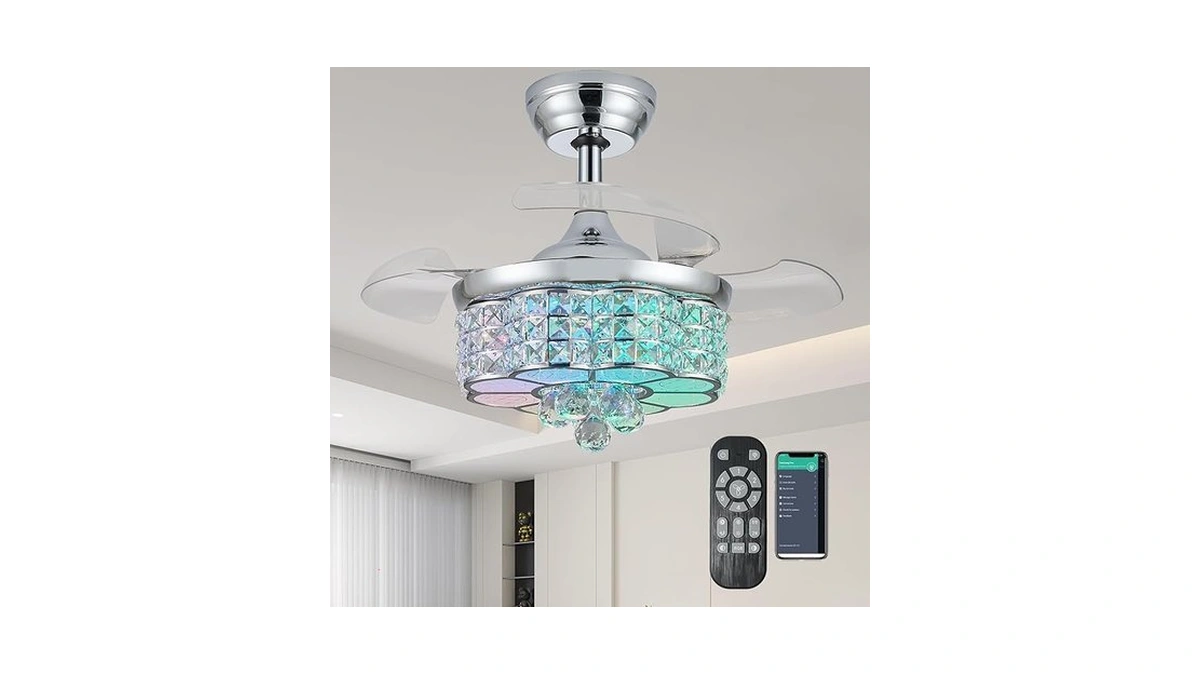 Amazon code: Zynfandor 30 Rgb Crystal Retractable Cei