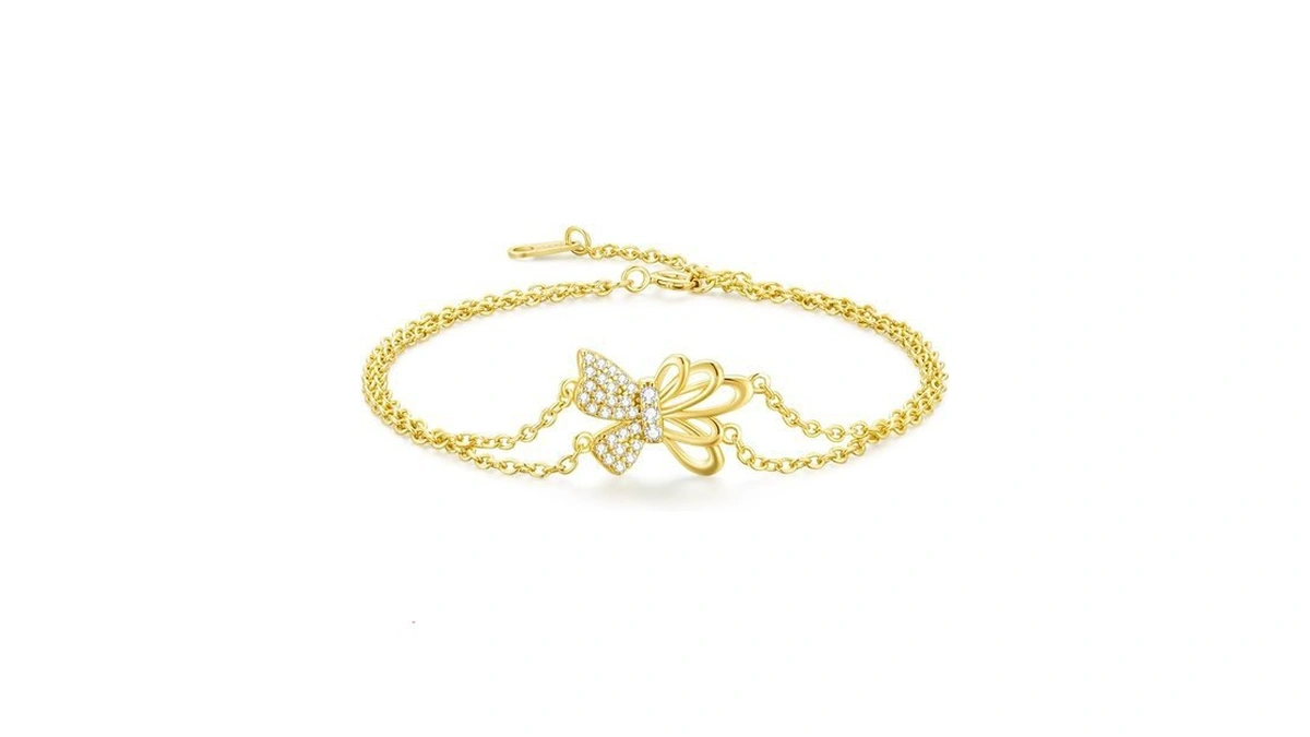 Amazon code: Zoesky Butterfly Heart Bracelets For Wom