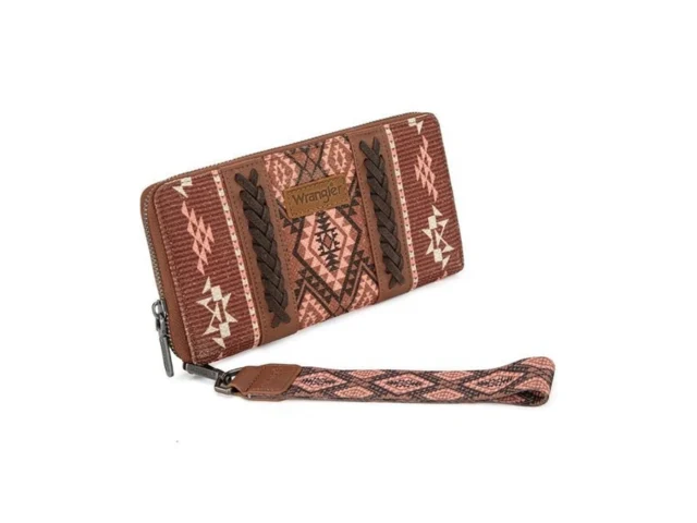 Wrangler Wristlet Wallets For Women Boho Aztec… Code
