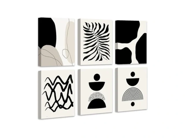 Drsoum Abstract Boho Wall Art Minimalist Geometric… Coupon