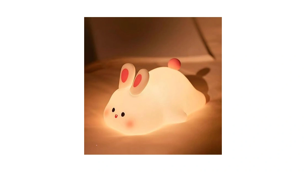 Amazon code: Rytinazzz Big Face Rabbit Silicone Night