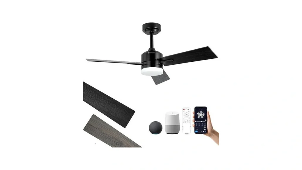 Amazon code: Baysquirrel Samrt Ceiling Fan With Light