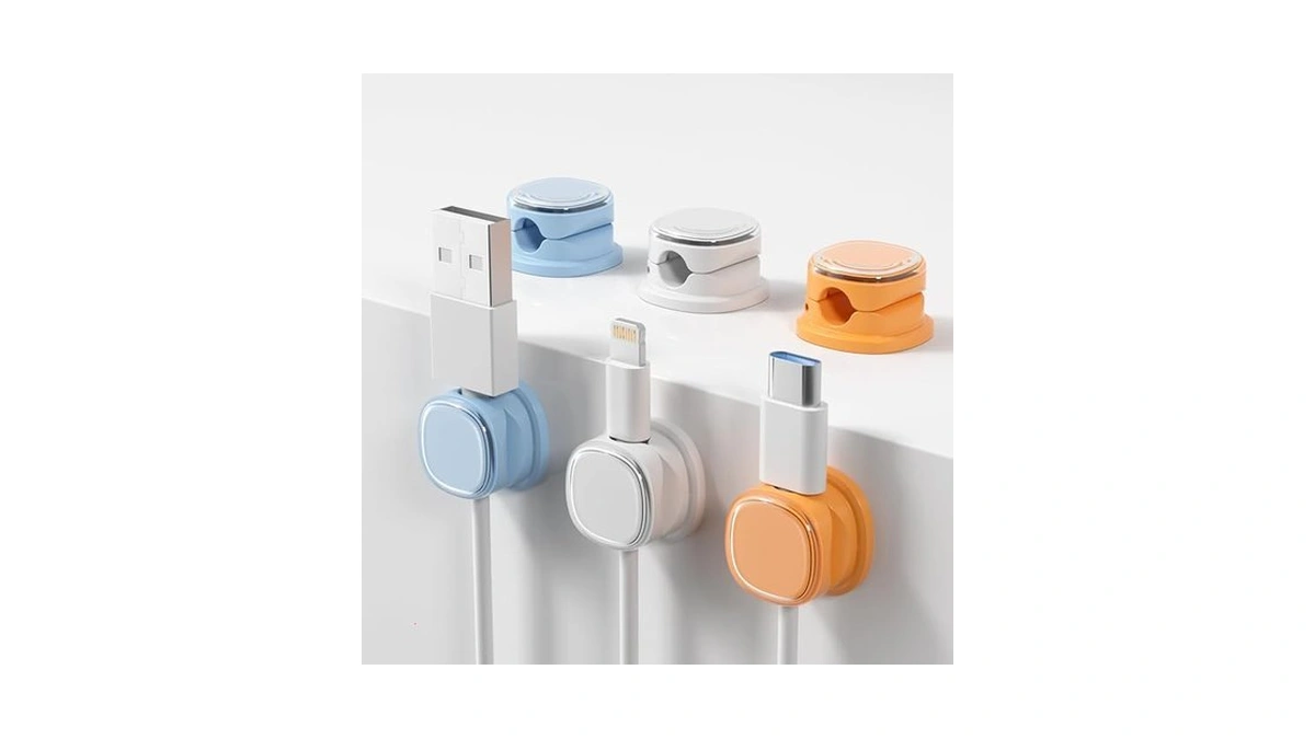 Amazon code: 6 Pack Colorful Cable Clips Wattvo Easy