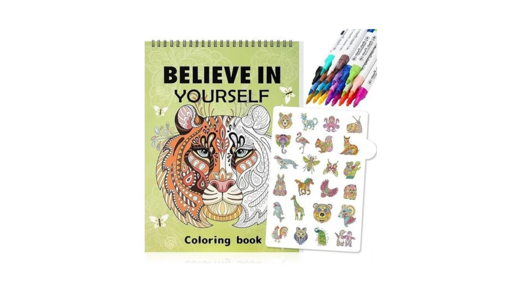 Amazon coupon: O2aiyus Adult Coloring Book Set For Wome