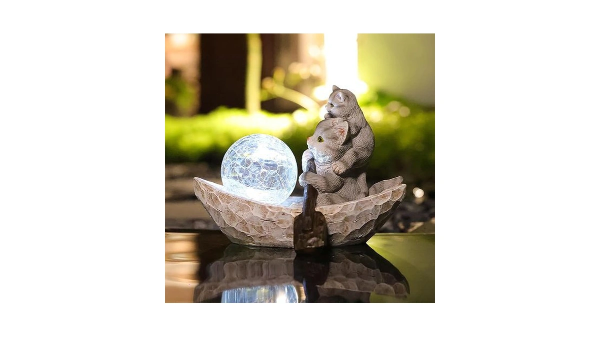 Amazon code: Rezpuao Garden Statue Of Cat Garden Deco