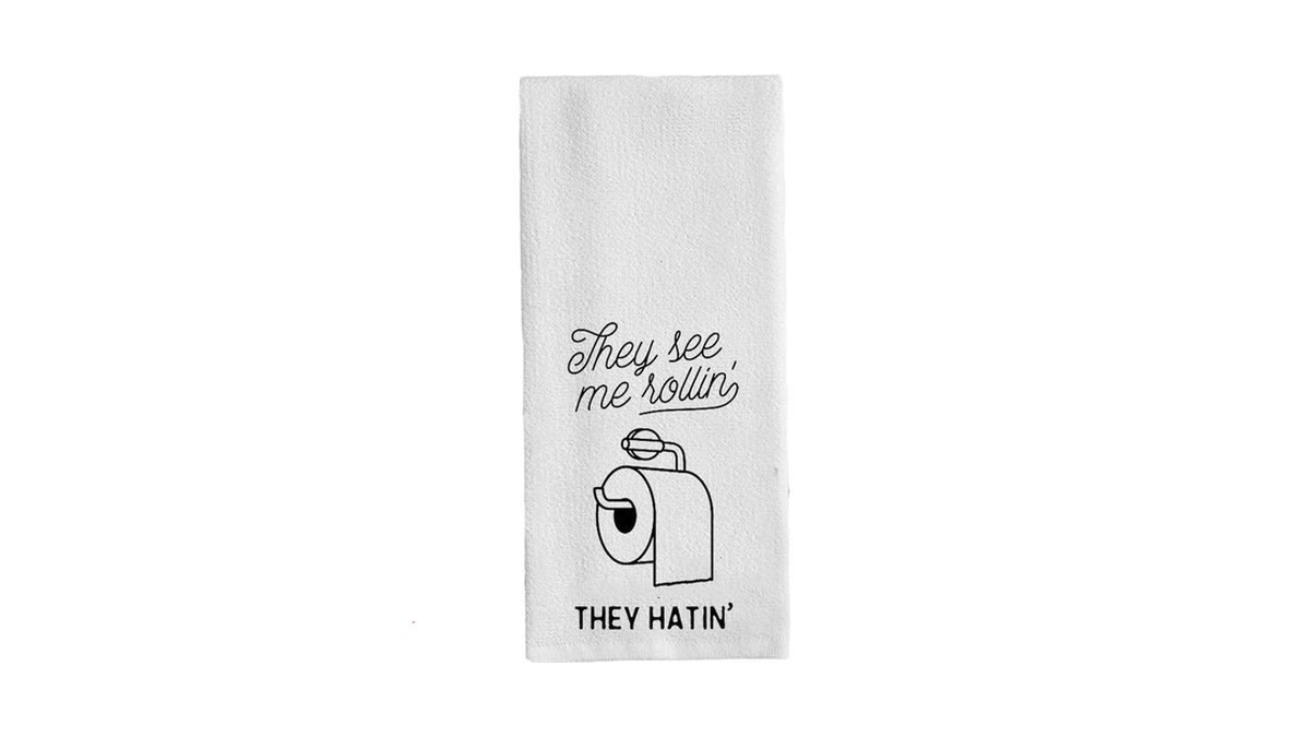Amazon coupon: Hometow Hand Bathroom Towels They See Me