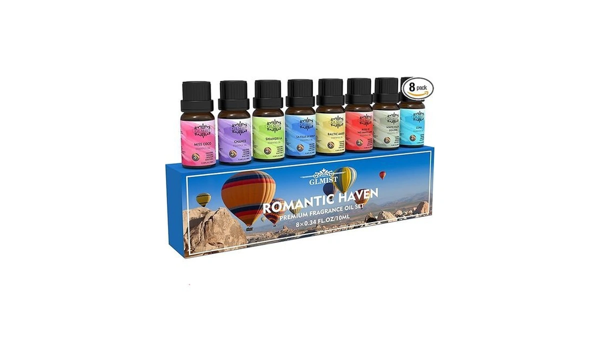 Amazon code: Glmist Essential Oils Set For Diffusers