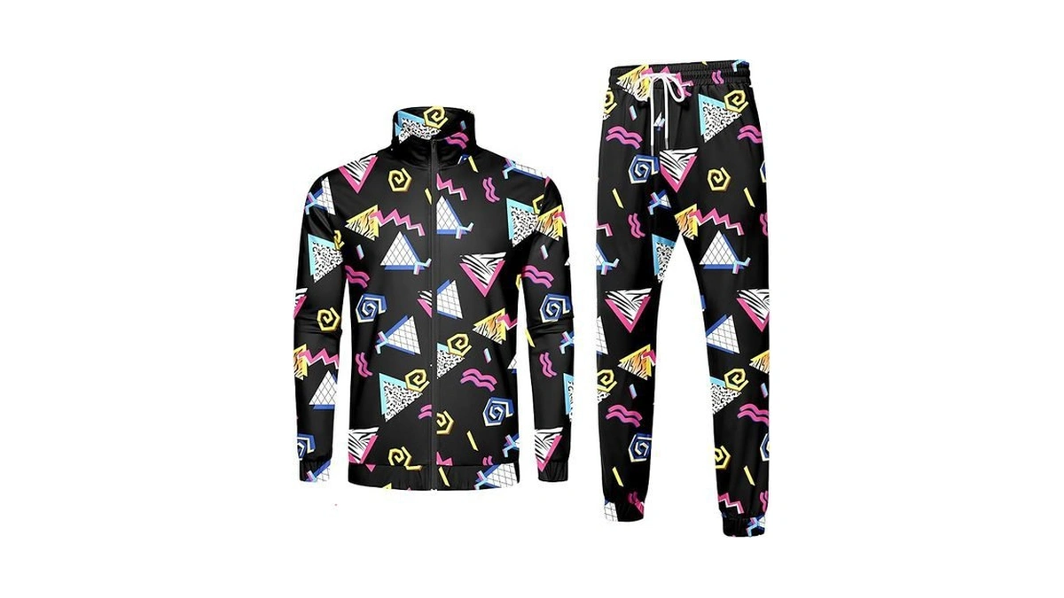 Amazon code: Lecgee Mens 2 Pieces 80s 90s Tracksuits