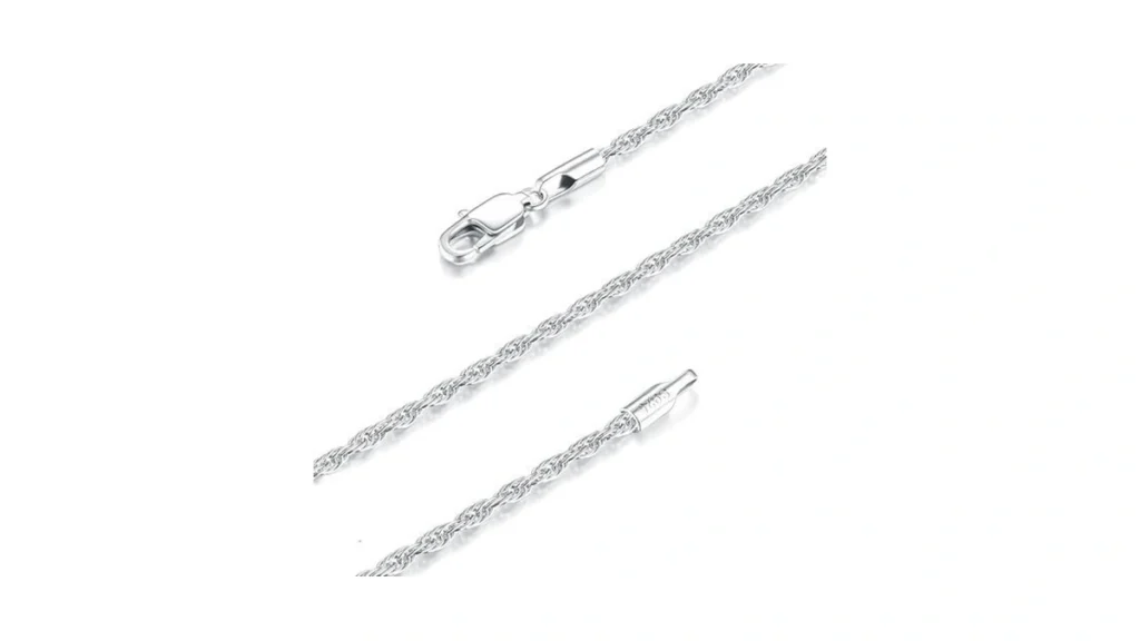Amazon code: Andsion 925 Sterling Silver Chain Neckla