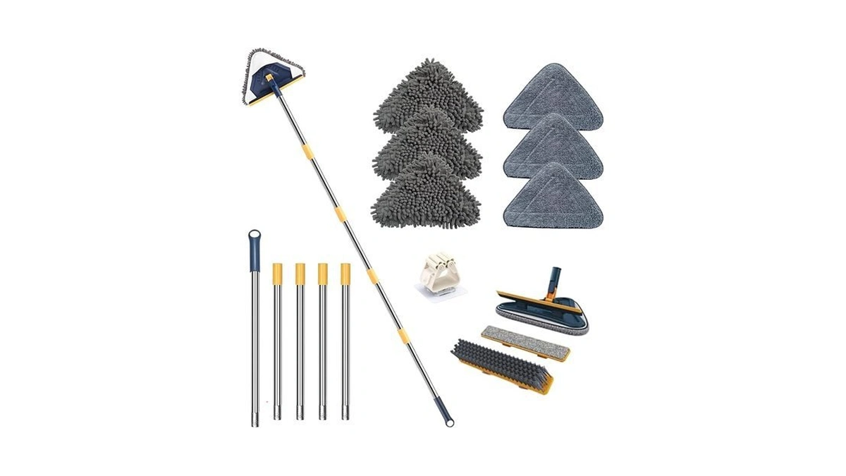 Amazon code: Shinydew Wall Cleaner Mop With Long Hand