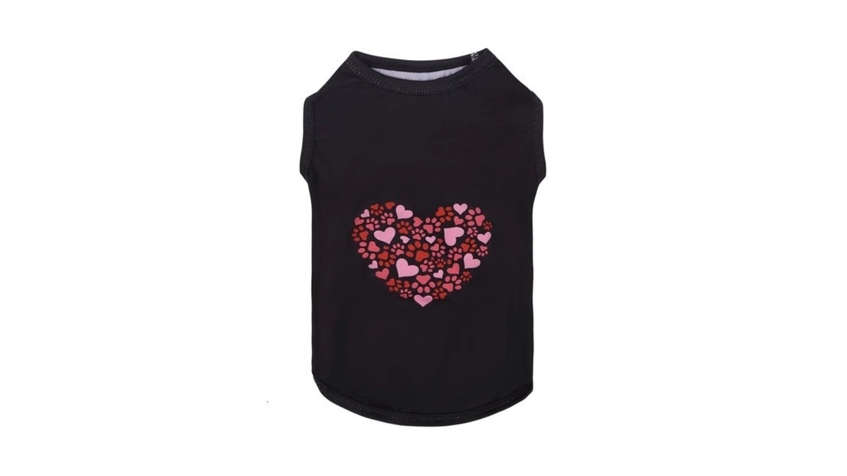 Amazon coupon: Cutebone Soft Valentines Day Dog Shirt L