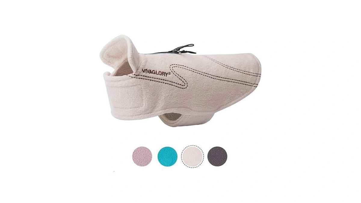 Amazon coupon: Vivaglory Dog Fleece Coat Warm Jacket Wi