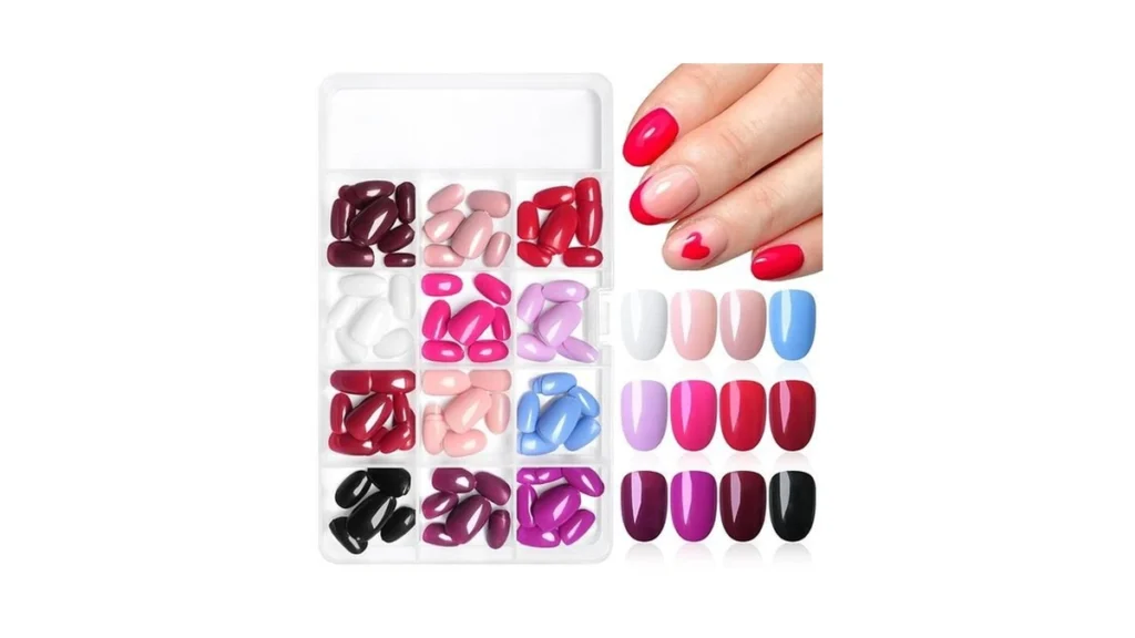 Amazon coupon: Luckforever 288pc Almond Press On Nails