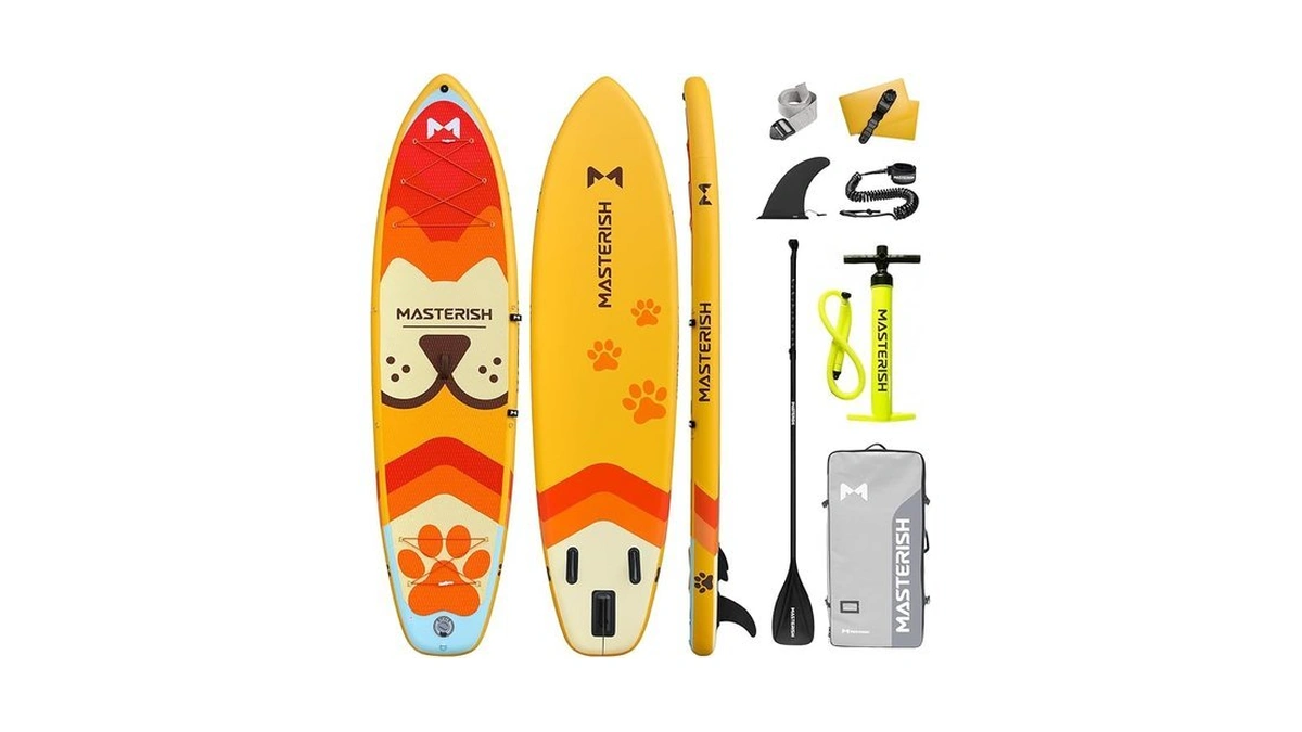 Amazon code: Masterish Inflatable Stand Up Paddle Boa