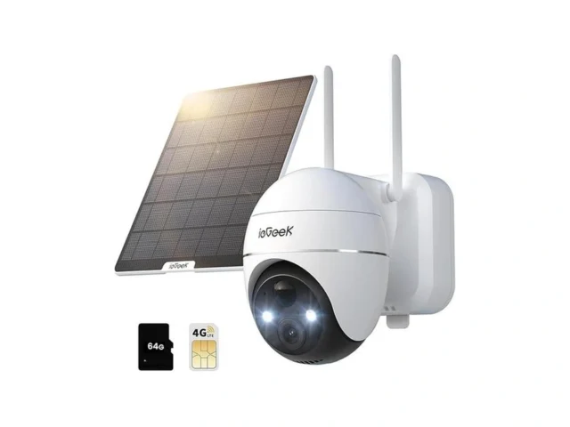 Iegeek 4g Lte Cellular Security Cameras Wireless… Code