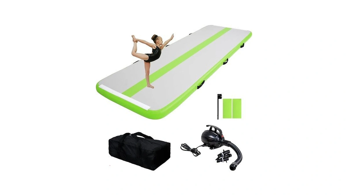 Amazon code: Feath-r-lite Gymnastics Mat Inflatable A