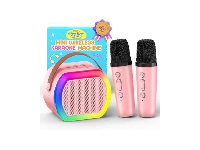 Reoslar Mini Karaoke Machine With 2 Wireless… Code