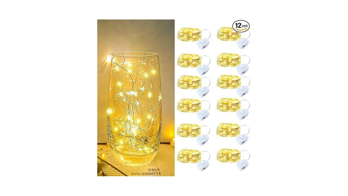 Amazon code: 12 Pack Led Fairy Lights - Warm White Ba